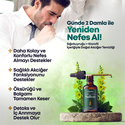 Mullein – Bitkisel Akciğer Temizleyici Damla
