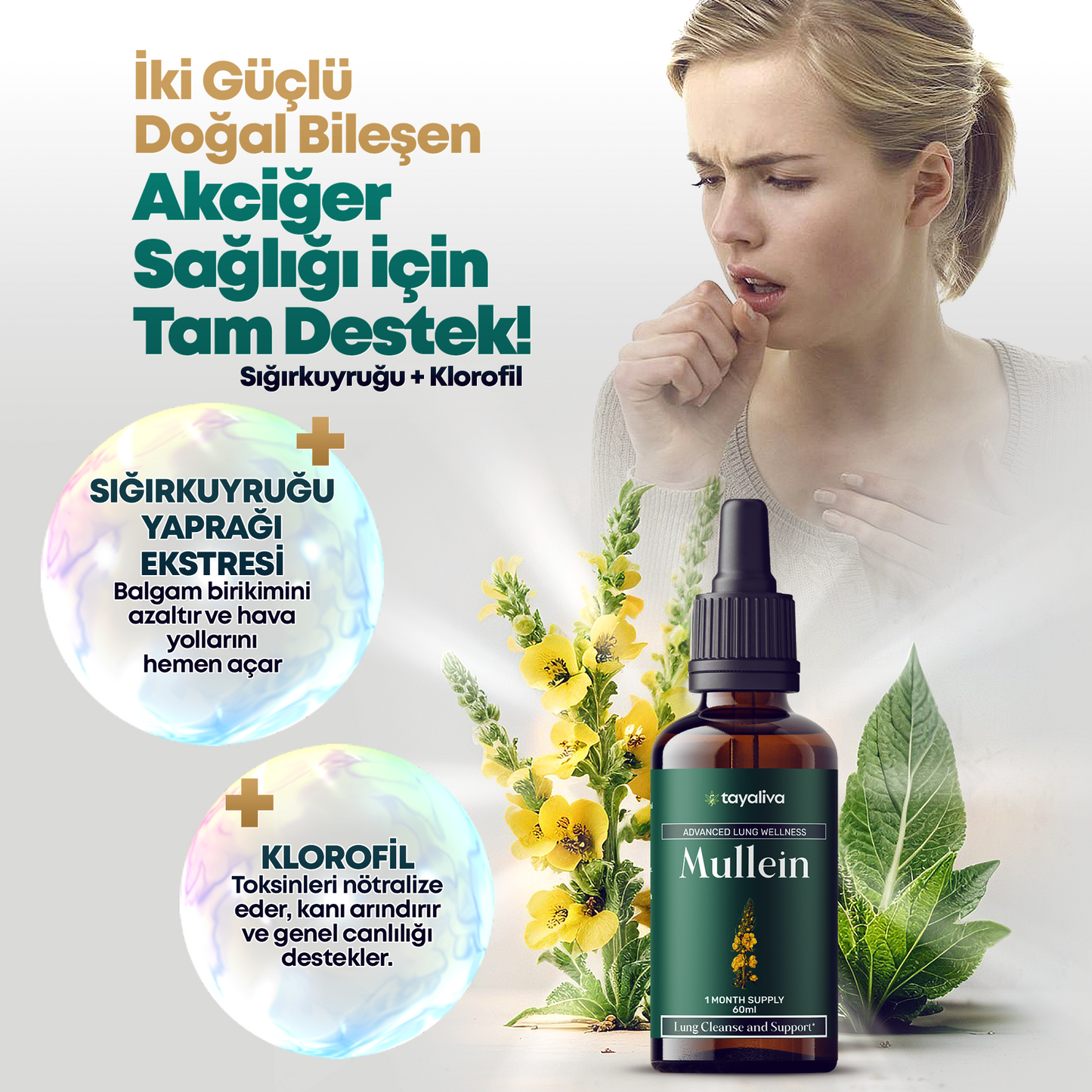 Mullein – Bitkisel Akciğer Temizleyici Damla